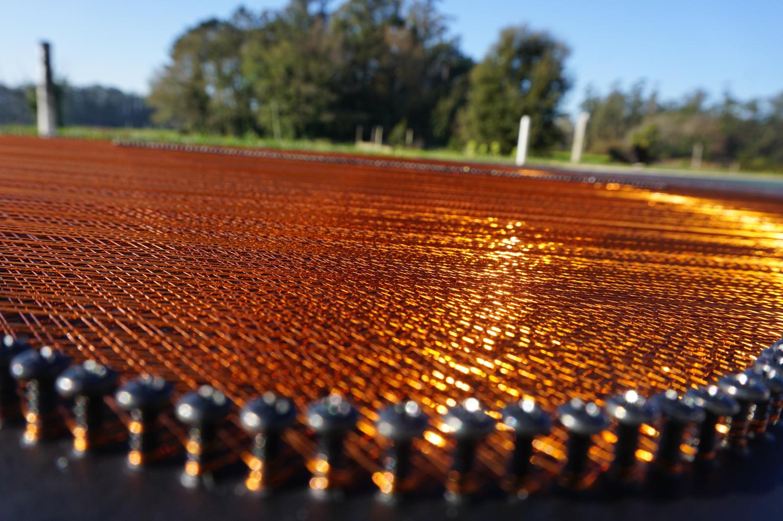 Fio de cobre ao ar livre